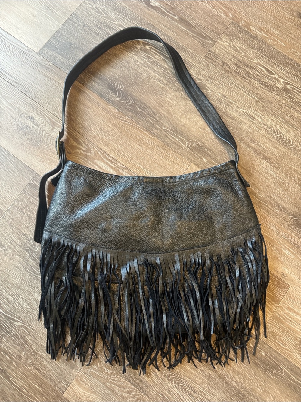 NEW Jennifer Haley Stroll Jumbo Fringe Bag ASO Rachel Zoe!!! Black